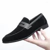 Casual Shoes Mens Spring Quality Handmade Formal Loafers Men's Leather Shoe Suede Men Wedding Man Designer Work Social Business