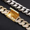 Hot Sale 10K Miami Cuban Link Chain 22mm Diamant Cuban Link Chain Beautiful Modable Mens Moissanite Cubaanse kettingen
