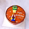 3 -stks kaarsen bakken sportjongen cake decoratie zacht rubber schietjongen ornament basketbal schoenen basketbaljongen thema cake feest decoratie