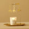 Candele decorazioni di lusso pilastro portacandela per menorah ornament tavolo da pranzo vintage candelabrili per carosello accessori decorazioni camera