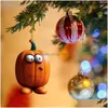 Decorações de Natal Pingentes de Ação de Graças Halloween acrílico Pumpkin Tree pendurado pendente de outono ornamentos de outono 829 Drop dell Dhawe