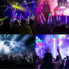 Bäder LED Luminous Sticks Party Rave Schaum Glow Stick RGB Fluoreszenz dunkle Helle für Bar Hochzeit Geburtstagsfest Vorzubehör Accessoires liefert Accessoires