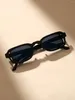 Солнцезащитные очки 1pc Unisex Geometric Plastic Rame Hollow Out Design Fashion Accessories для ежедневной пляжной рыбацкой одежды