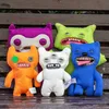 Actie speelgoedcijfers Fuggler grappig lelijk monster pluche speelgoed tanden monster anime figuur bigtooth monster kawaii poppenkamer ornament schattig Halloween Toys T240506