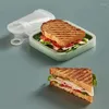 Dinnerware Silicone Crisper Sandwich Toast Lunch Box Outdoor Afternoon Tea Student Office Worker