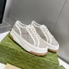 Tennis Casual shoes Luxurys Designers Womens Shoe Green Cotton Mens Sneakers classic womens 2024 best price best quality daily Comfortable fabric new trendy