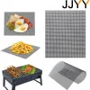 Grills Jjyy Outdoor BBQ Grillgrillgrill Grid Mat Teflon Nicht -Stick -Hochtemperaturresistent Grillgitter Matte Grill Matte