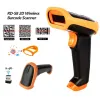 Escáneres Bluetooth Wireless 2D Barcode Scanner A6 con base cargada y L5 Wired QR Bar Code Reader para supermercado de almacén