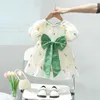 Abiti da ragazza Bambini abiti da principessa per bambini outfit da ragazza manica con manica con uccisioni per la festa di compleanno per bambini abiti da bambino per bambini