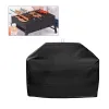 Grills BBQ Cover Outdoor Dust Waterproof Heavy Duty Grill Cover Rain Protective Outdoor Barbecue Round Black BBQ Grill Cover