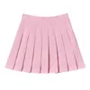 スカート2024春夏韓国のスカートショーツ女性ハイウエストセクシーなミニスクールショートプリーツカワイイ日本人ピンク女性