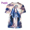 Męskie koszulki Virgin Marys Mash Mase damskie T-shirt Summer Casualna matka boga