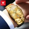 Montre-bracelets OELVS 7006 MONTRE MENSE TOP TOP LURXE ARRÉPRÉE GOLD TUNGSTEN SEAVER BAND CALENDRIE BUSINES