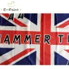 Accessoires Nr. 44 Lewis Hamilton auf der britischen Flagge 2ft*3ft (60*90 cm) 3ft*5ft