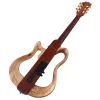 Chitarra da 39 pollici silenzio chitarra acustica full canada maple wood corpo un lato può piegare la chitarra silenziosa folk a 6 corde con staffa