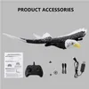 RC Plane Wingspan Eagle Aircraft Fighter 2.4G Radio Control Remote Control Hobby Glider Airplane Foam Boys Toys for Children 240429