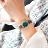 Montre-bracelets Luxury Quartz Watch Women Business Fashion Casual Round Round Silver en acier inoxydable STRAP