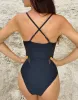 Suits 2024 Underwired Mesh High Cut Women Swimwear One Piece Swimsuit Female Hollow Out Monokini Bather see through Bathing Suit Swim