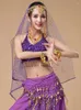 Stage Wear Dance Accessoires Belly Performance Veil Hoofdtooi Xinjiang Set Exotic Sjalf Cover Face
