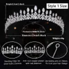 Stirnbänder Hochzeit Braut Prinzessin Diadrieren Kronen Mode Kubikzirkonia süße 16 CZ Festzug Kopfbedecke Zirkon Party Ball Haarzubehör Q240506