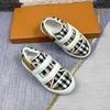 Fashion Kids Designer Shoes Classic Sneaker Boy Girl Running Shoes Luxury Plaid Panels Outdoor Children Casual Shoes