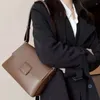 Shoulder Bags Fashion Ladies Packing Bag Split Leather Crossbody Messenger Women Business Work Underarm Flap Sling Satchels