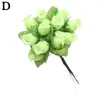 Fleurs décoratives 12heads / faisceau artificiel Silk Rose Long branche bouquet de fausses plantes pour mariage pour la Saint-Valentin Decoration G9W9