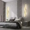 Lampa ścienna LL LED Światło Nordic Minimalist Stylowa nowoczesna sypialnia do telewizora korytarza korytarza Wystrój pokoju