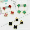 Cheap price and high quality earrings jewelry vanly Classic Four Leaf Clover Earrings with common cleefly