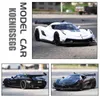 Diecast Model Cars 1 32 Koenigsegg Jesko Simulate Alloy Racing Modèle Diecasts Toy Véhicules Car Decoration Toys Enfants et garçons Giftl2405