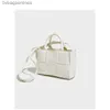 Bottgss 벤트를위한 빈티지 디자이너 가방 흰색 세련된 다목적 여성 토트 가방 작은 온실 핸드백 흰색으로