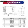 Définit le kit de connecteur JST GH1.25 mm 340pcs 2/3/4/5/6/7/8/9/10p Fire de borne gratte pour le contrôleur de vol Pixhawk Electronic