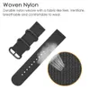 18mm 20 mm 22 mm 24 mm Nylon Fabric Watch Bands Sportgurt für Galaxy Watch 3 Bandbänder Amazfit GTR GTS GT2 240415