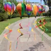 Decorações Spinner de vento de balão de ar quente Pinpathwheels Ornamento de moinho de vento para o jardim de jardim doméstico Decoração infantil Presente Presente
