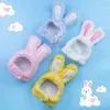 Houses Cute Pet Dog Cat Cap Costume Warm Rabbit Hat Cat Bunny Headgear Dog Transformed Hat Bunny Ears Pet Headdress Cat Accessories