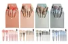 8pcs Portable Makeup Brushes Set Face Eye Eye Lip Everyshadow Peigne Foundation des cils en poudre Brosse en poudre Cosmetic 3787145