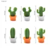 Aimants de réfrigérateur 6 morceaux de mini cactus cactus cactus autocollants de bord magnétique avec décoration de plantes magnétiques wx