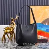 Womens Leather Purse Tote Bucket Bag Man Luggage Tofu Armpit Cross body Fashion Clutch Bag wallet Luxury Handbag LE 37 Hobo Le 5 A 7 Shoulder Bag Black Designer bag 7A