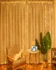 Decorações de jardim LED Curtain Light Fairy Twinkle Light USB com controle remoto para o quarto da festa de casamento da festa de casamento Halloween Christmas6949606