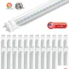 Tubes LED Stock US 4ft 1,2 m de tubes T8 LUMILES HAUT-BRIGHT 22W CHAUDE / COLON BLANC FLUORESCENT BBS G13 BI-PIN AC 85-265V Remplacement F DHUL9