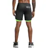 Heren shorts Gym Running 2 In 1 dubbele laag sport fitness bodybuilding workout training mannen joggers korte broek