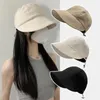 Beretti Lady Folleble Cap Protection Sun Wide Brim Outdoor Cappello con giardinaggio anti-UV leggero regolabile per donne