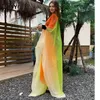 Gradient Kimono Bikini Cover-up Elegant Dress Perspective Sexy Loose Holiday Beach Tenues pour les femmes Cardigan gratuit de taille gratuite