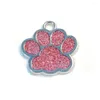 Appareils pour chiens mini brillance ID de chat Nom Tags de bijoux pour animaux de compagnie