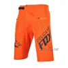 Shorts masculinos Mountain Bicycle offroad shorts de motocross delicados Fox Motion Motorcycle Summer calça curta Black J240507