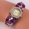 Heißer Verkaufs -INS -Stil Lady Gentleman Bracelet Watch College Style Full Diamond Cloisonne Uhr Luxus Uhr