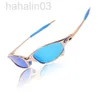 Lunettes de soleil de designes Oaklies Juliette Polarized Metal Rose Frame extérieur Moulonnaire de pêcheurs de pêche