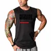 Men's Tank Tops Installing Muscles Please Wait Mens Gym Clothing Summer O-neck Sports Tank Top Mens Cotton Bodybuilding Fitness Slveless Shirt Y240507