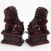 Sculpturen Feng Shui Fu Foo Dog Lion Wealth Good Luck Amulet Protection Standue Home Figurine Housewarming