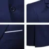 Suisse pour hommes Blazers 2 ensembles de vestes pour hommes élégants 3 débarbacs et pantalons de commerce luxueux.Coats de set complet formels 2023 livraison gratuite Q240507